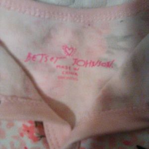 Beautiful floral xox Betsey onesie